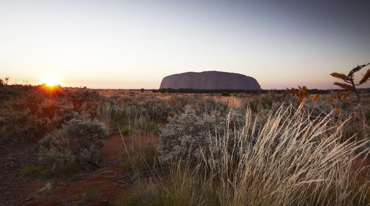 Uluru at Ayers Rock Resort Sunrise